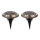 Globo - SET 2x LED Solarna svetilka LED/0,72W/3V 3200K IP44 300 mAh