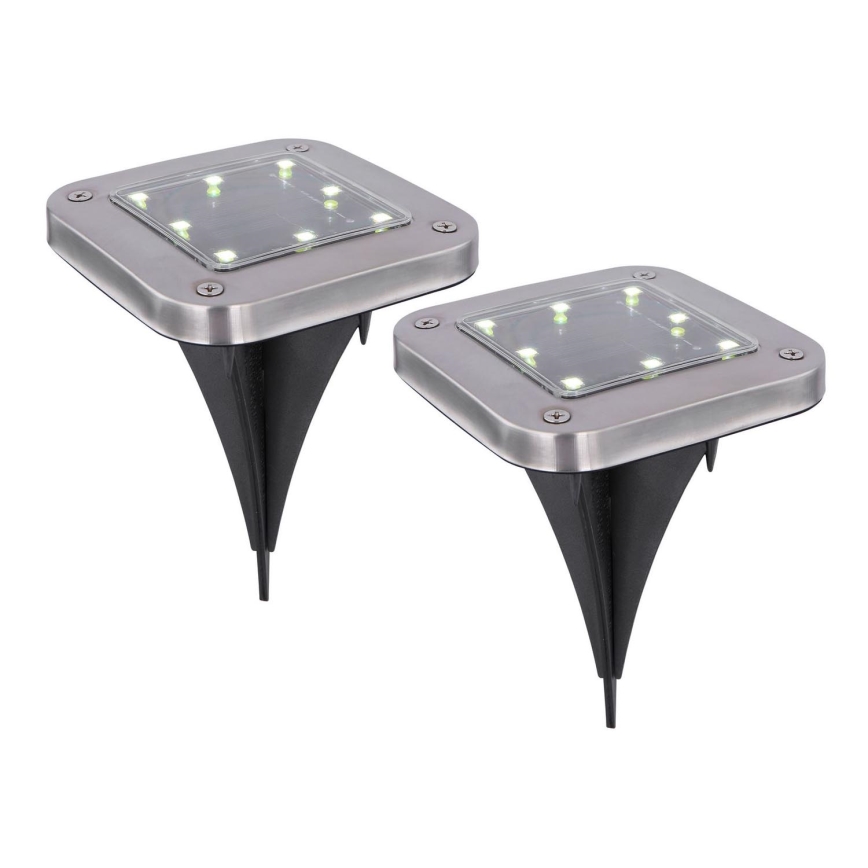 Globo - SET 2x LED Solarna svetilka LED/0,8W/1,2V IP44 300 mAh