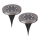 Globo - SET 2x LED Solarna svetilka LED/0,8W/3V IP44 300 mAh