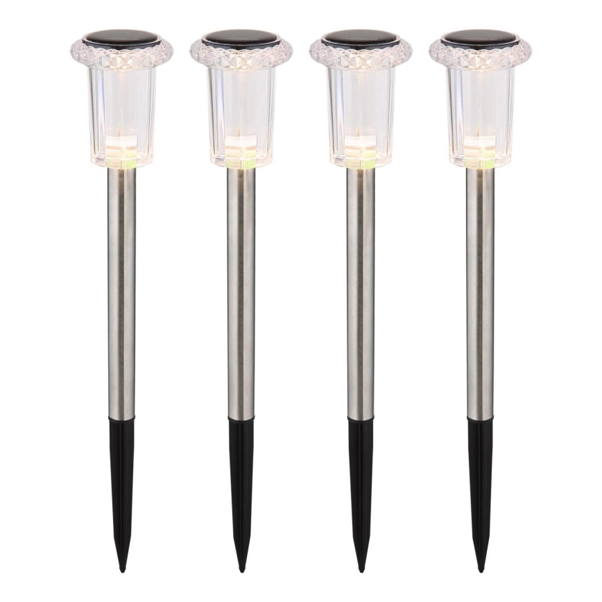 Globo - SET 4x LED Solarna svetilka LED/0,06W/1,2V IP44 100 mAh