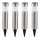 Globo - SET 4x LED Solarna svetilka LED/0,07W/3V IP44 600 mAh