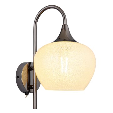 Globo - Stenska svetilka 1xE27/40W/230V bela/antracit
