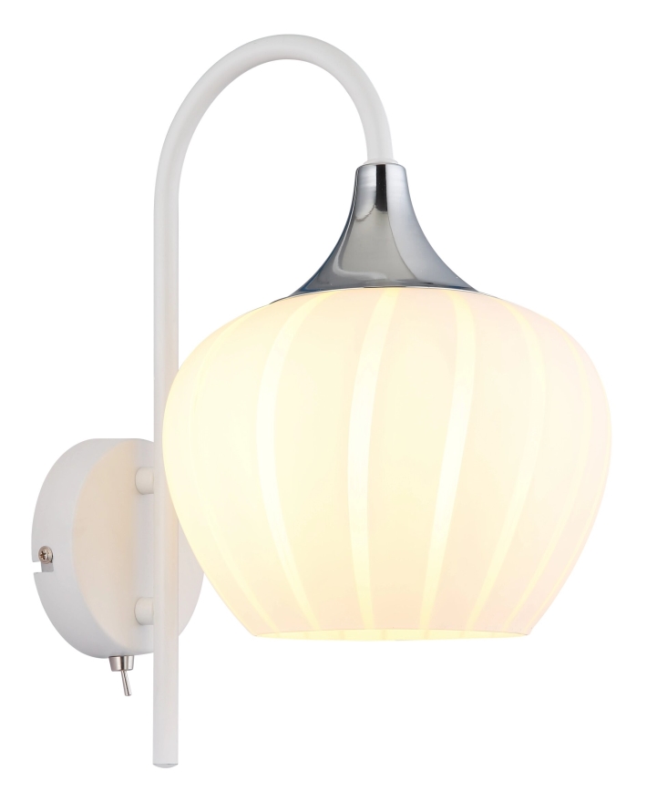Globo - Stenska svetilka 1xE27/40W/230V bela