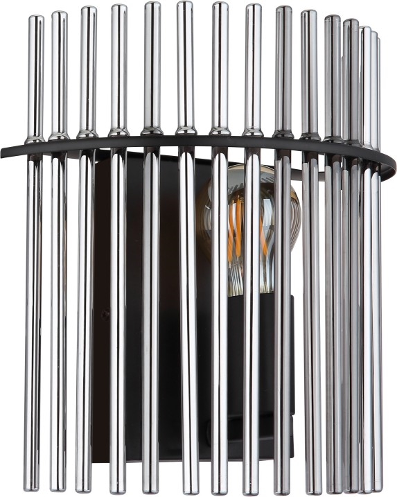 Globo - Stenska svetilka 1xE27/60W/230V črna