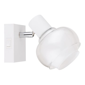 Globo - Stenska točkovna svetilka 1xE14/40W/230V bela
