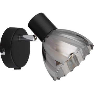 Globo - Stenski reflektor 1xE14/40W/230V črna