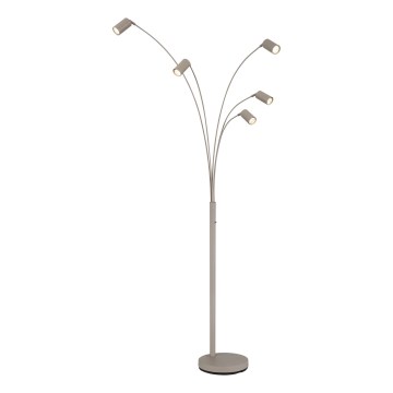 Globo - Stoječa svetilka 5xGU10/35W/230V, bež