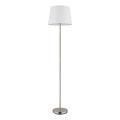 Globo - Stoječa svetilka JORIS 1xE27/40W/230V bela/matni krom