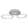 Globo - Stropna LED svetilka z zatemnjevanjem LED/40W/230V 2700-6500K 57x99,2 cm srebrna + daljinski upravljalnik