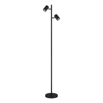 Globo - Talna svetilka 2xGU10/5W/230V črna