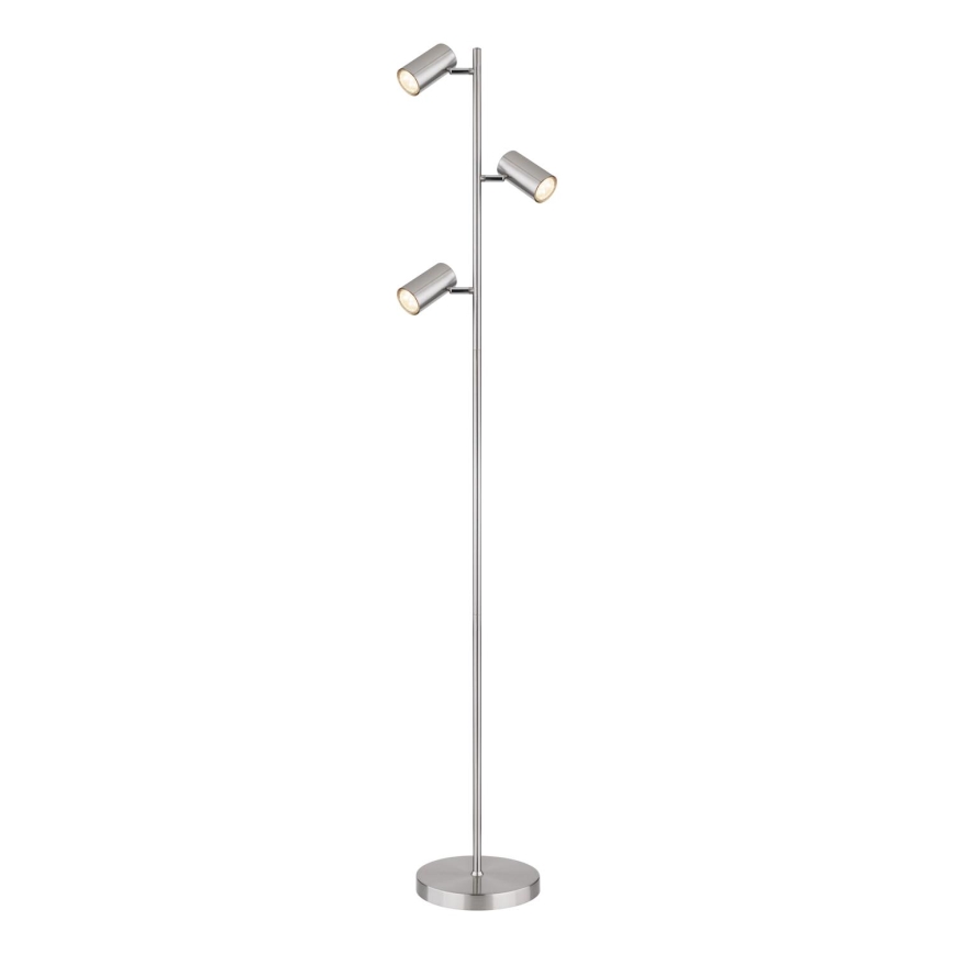 Globo - Talna svetilka 3xGU10/5W/230V mat krom