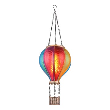 Globo - Viseča solarna dekoracija 20xLED/0,5W/3V IP44 leteči balon