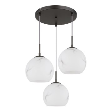 Globo - Viseča svetilka na kablu 3xE27/60W/230V Ø 42,5 cm