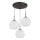 Globo - Viseča svetilka na kablu 3xE27/60W/230V Ø 42,5 cm