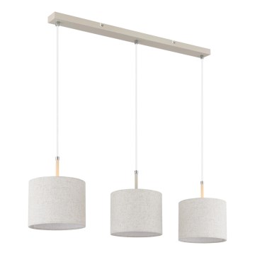 Globo - Viseči lestenec na vrvici 3xE27/40W/230V