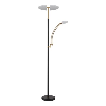 Globo - zatemnjevalna LED stoječa svetilka LED/40W/230V + LED/5,5W 2700/4000/6000K črna