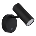 Globo - zatemnjevalna polnilna stenska točkovna LED svetilka LED/0,4W/3,7V 1800 mAh črna