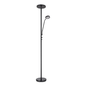 Globo - Zatemnjiva LED stoječa svetilka LED/18,5W/230V + LED/4,5W 3000K črna