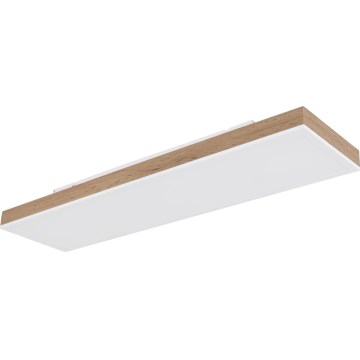 Globo - Zatemnjiva LED stropna svetilka LED/24W/230V 2700-6500K 20x80 cm + daljinski upravljalnik