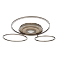 Globo - Zatemnjivo LED stropno svetilo LED/60W/230V 2700-6500K 80,8x99,2 cm medenina + daljinski upravljalnik