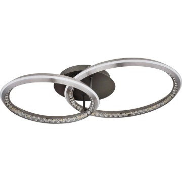Globo - Zatemnljiva LED stropna svetilka LED/50W/230V 2700-6000K 50x75 cm + daljinski upravljalnik