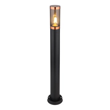 Globo - Zunanja svetilka 1xE27/23W/230V IP44 80 cm črna/baker