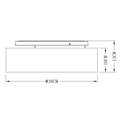 Globo - LED Stropna svetilka LED/20W/230V