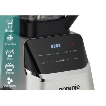 GORENJE BP1500DE - Namizni mešalnik 2 l 1500W/230V nerjaveče jeklo/črna