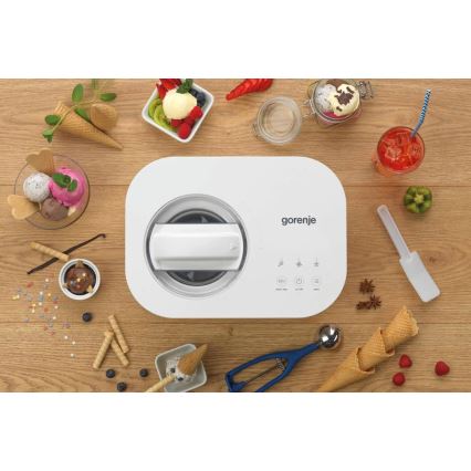 GORENJE ICM10W - Aparat za sladoled 100 W/230 V, bela