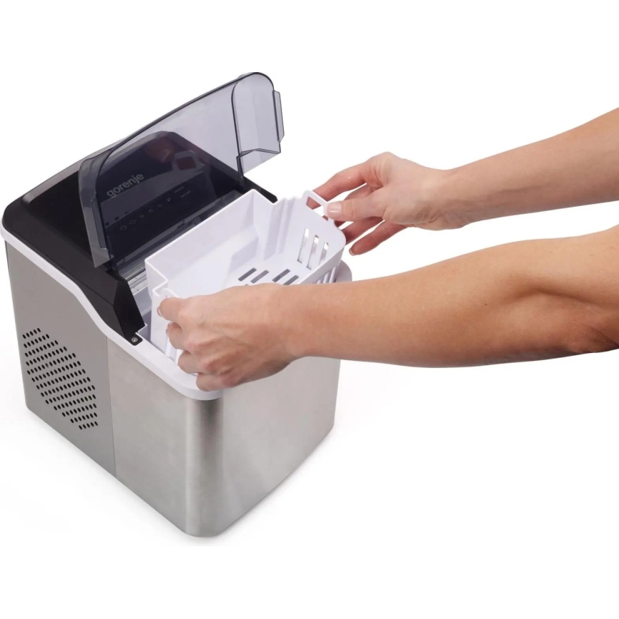 GORENJE IMD1200SB - Aparat za izdelavo ledu 1,3 l, 105W/230V, iz nerjavečega jekla