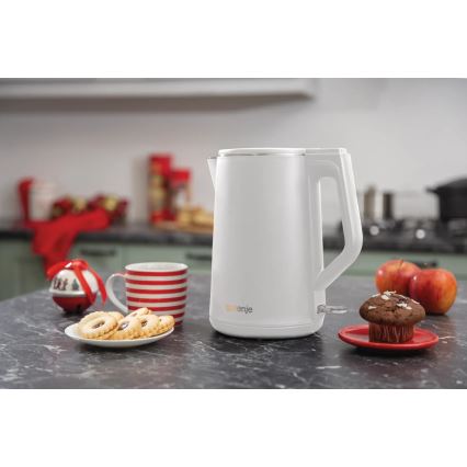 GORENJE K15DWW - Električni kuhalnik vode 1,5 l 2200W/230V bel