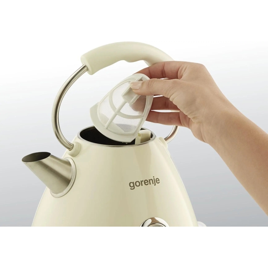 GORENJE K17CLI - Električni kuhalnik vode 1,7 l 2200W/230V bež