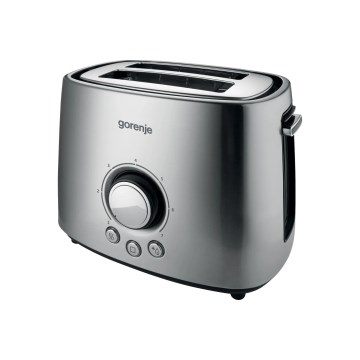 GORENJE T1000E - Toster z dvema režama in opekalnim roštom 1000W/230V nerjavno jeklo