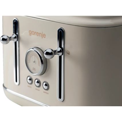 GORENJE T2300CLIN - Toster s štirimi režami 1150W/230V bež