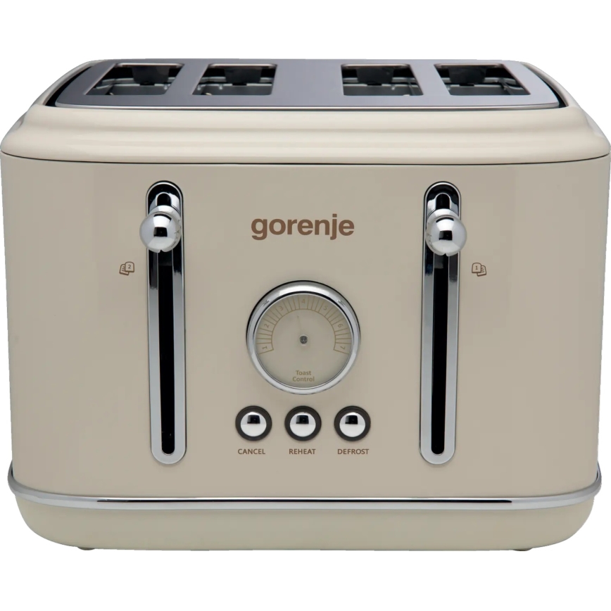 GORENJE T2300CLIN - Toster s štirimi režami 1150W/230V bež