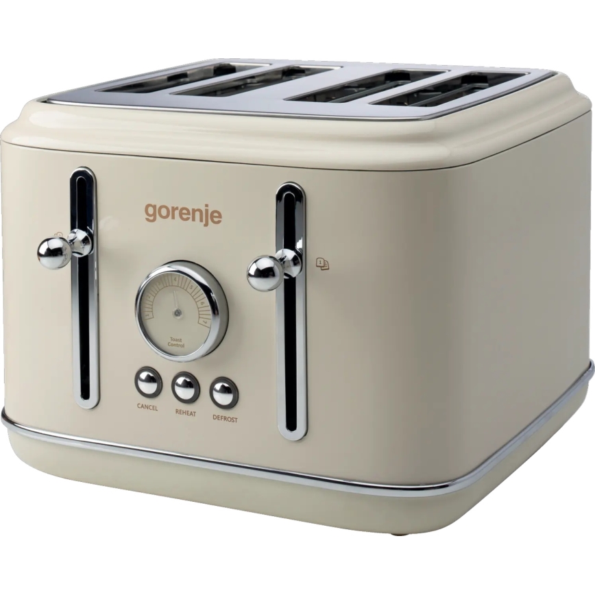 GORENJE T2300CLIN - Toster s štirimi režami 1150W/230V bež