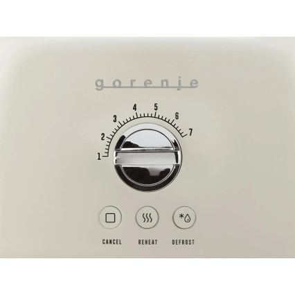 GORENJE T900RL - opekač za kruh z dvema režama, 1000 W/230 V, bel