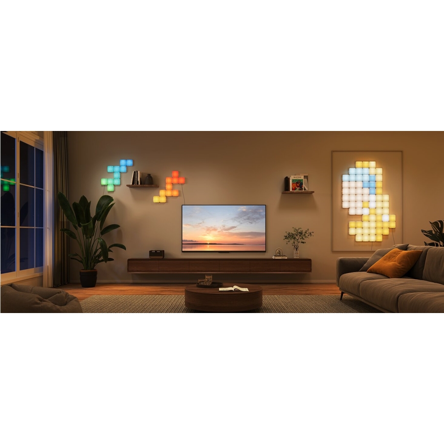 Govee - 10x Pametni mini RGBIC panel Wi-Fi