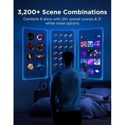 Govee - Galaxy Light Projector 2 Pro Matter z zvočnikom in Wi-Fi