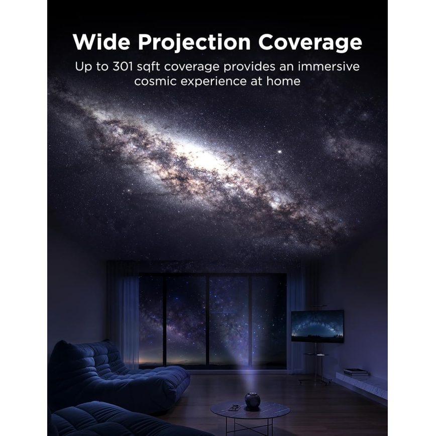 Govee - Galaxy Light Projector 2 Pro Matter z zvočnikom in Wi-Fi