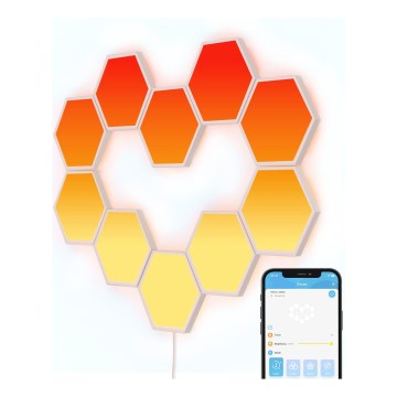 Govee - KOMPLET 10x LED RGB zatemnitvena plošča LED/36W/230V Wi-Fi