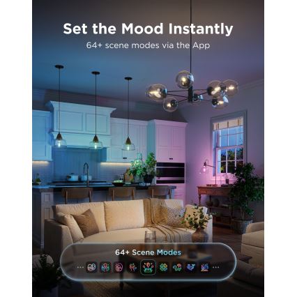 Govee - Komplet 2x LED RGBWW zatemnljivih žarnic Smart MATTER ST64 E27/5W/230V 2700-6500K Wi-Fi