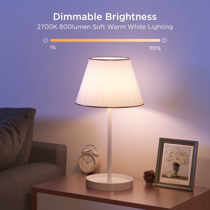 Govee - KOMPLET 2x zatemnljivih LED žarnic Smart MATTER A60 E27/9W/230V 2700-6500K Wi-Fi