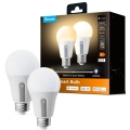 Govee - KOMPLET 2x zatemnljivih LED žarnic Smart MATTER A60 E27/9W/230V 2700-6500K Wi-Fi