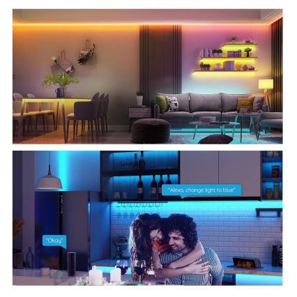 Govee - LED RGB zatemljiv pametni trak LED/36W/24V 10m Wi-Fi