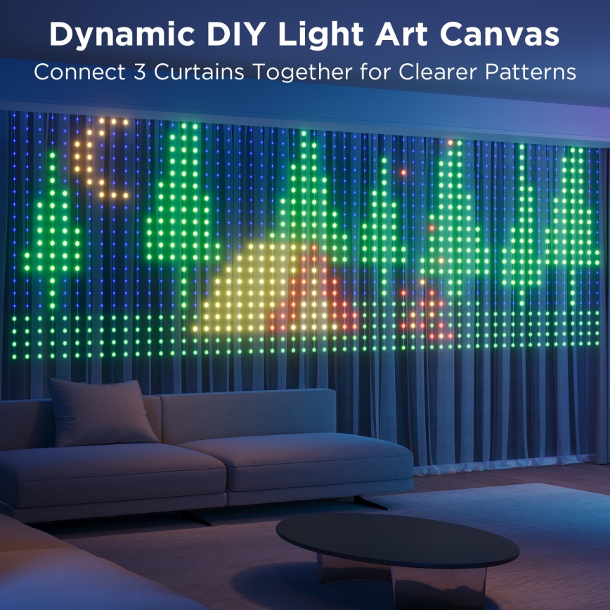 Govee - LED RGB Zatemnitvena zunanja dekorativna veriga LED/15W/230V IP65 Wi-Fi