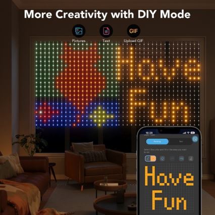 Govee - LED RGB Zatemnitvena zunanja dekorativna veriga LED/15W/230V IP65 Wi-Fi