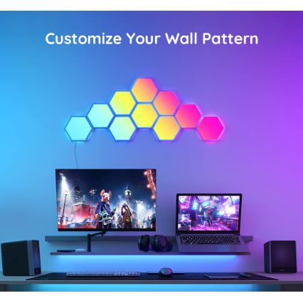 Govee - Dodatni komplet 2x LED RGB Zatemnitveni panel LED/7,2W/230V Wi-Fi