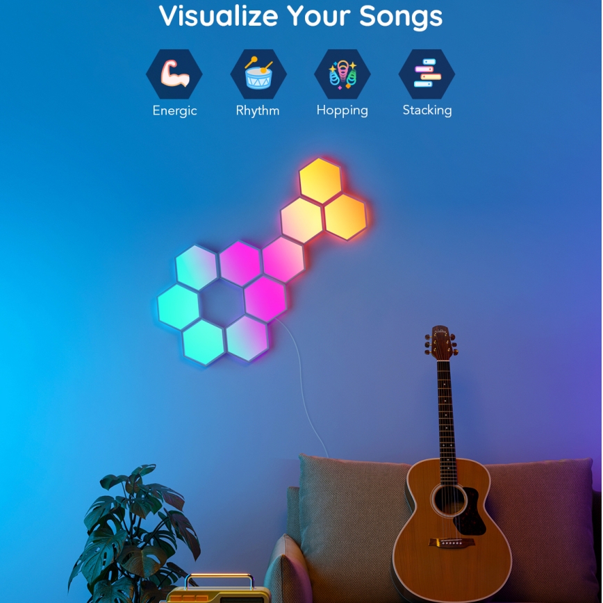 Govee - Dodatni komplet 2x LED RGB Zatemnitveni panel LED/7,2W/230V Wi-Fi