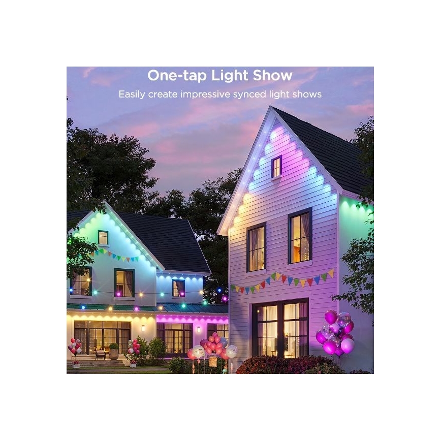 Govee - LED RGBIC niz vgradnih svetilk 30 m, Wi-Fi, Matter, IP67